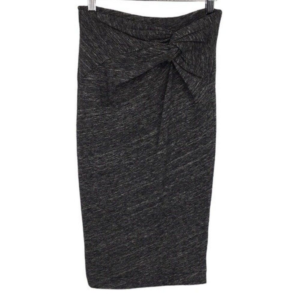 IRO Skirt Womens‎ XS Gray Lousa Melange Knit Stretchy Pencil Pull On